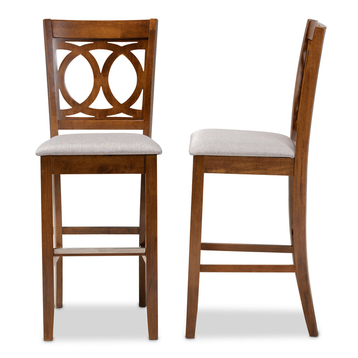 Carson Modern (Set of 2) Wood Bar Stools