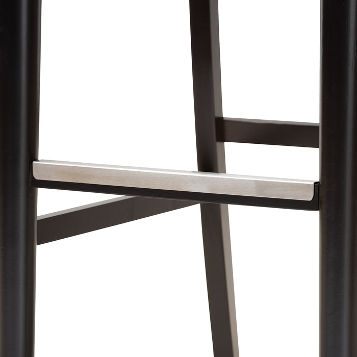 Alexandra Modern (Set of 2) Wood Bar Stools