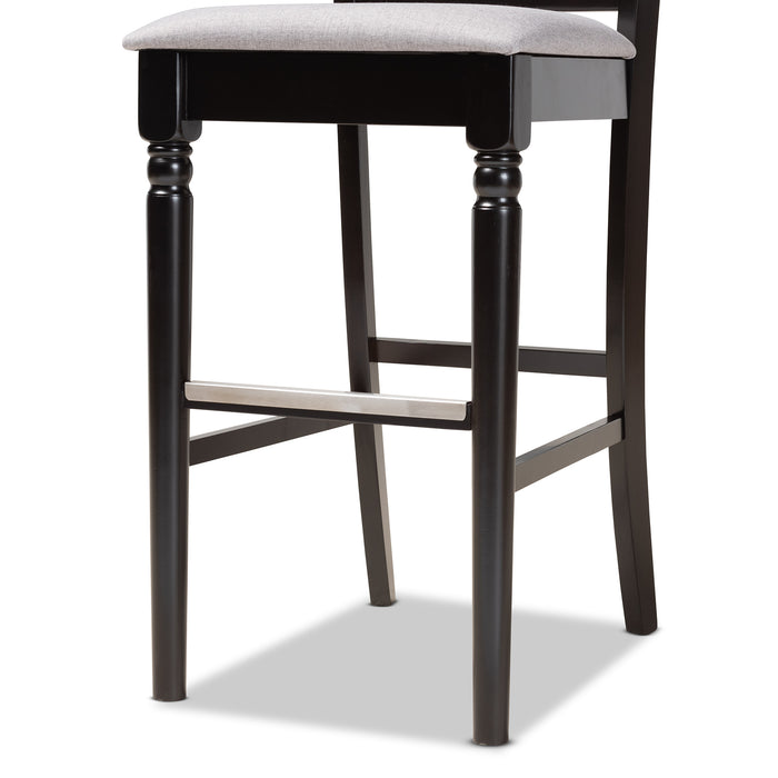 Alexandra Modern (Set of 2) Wood Bar Stools