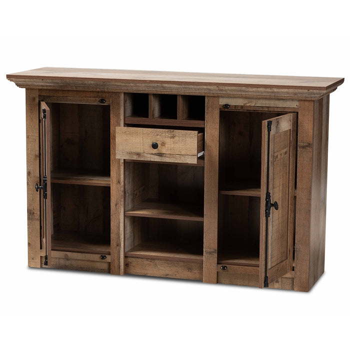 Albert Rustic Wood (2-Door) Sideboard Buffet