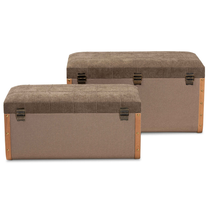 Kala Modern (2-Piece) Wood Chest