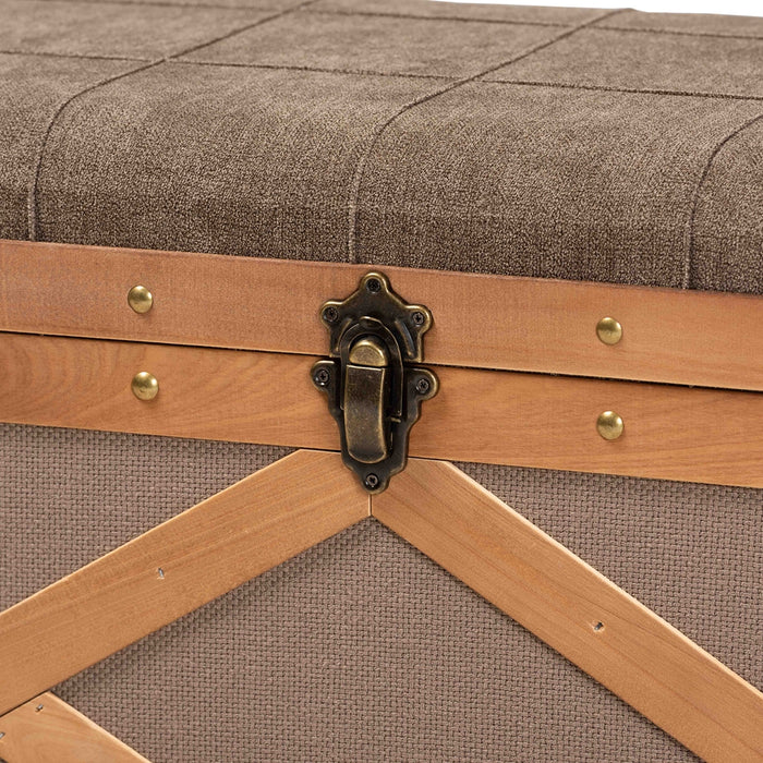 Kala Modern (2-Piece) Wood Chest