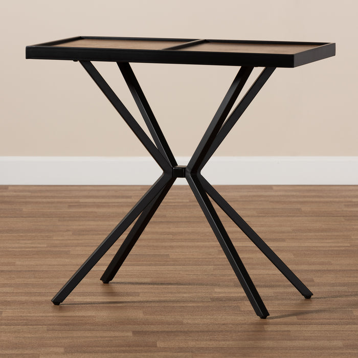 Carlo Modern Wood & Metal Console Table