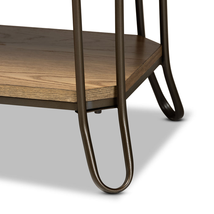 Kellyn Vintage (3-Drawer) Wood & Metal Console Table