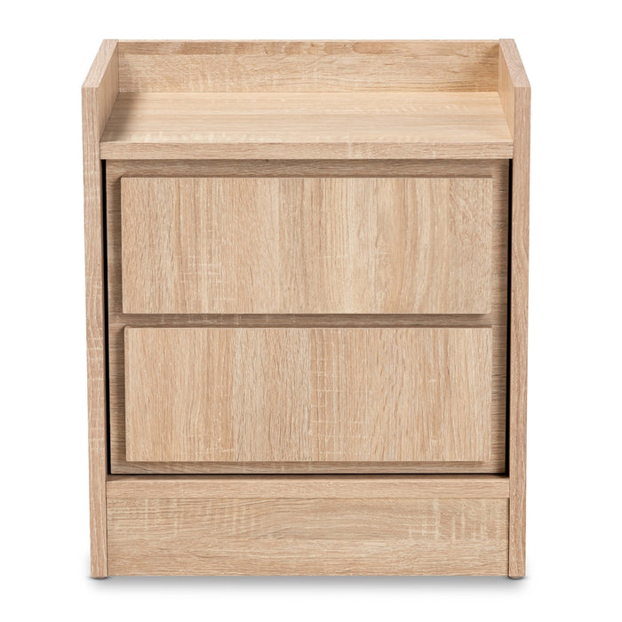 Hale Modern (2-Drawer) Wood Nightstand
