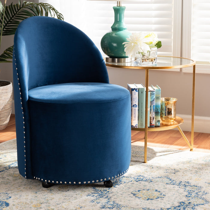 Bethel Glamour Wood Accent Chair