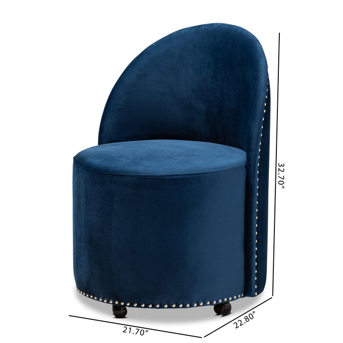 Bethel Glamour Wood Accent Chair