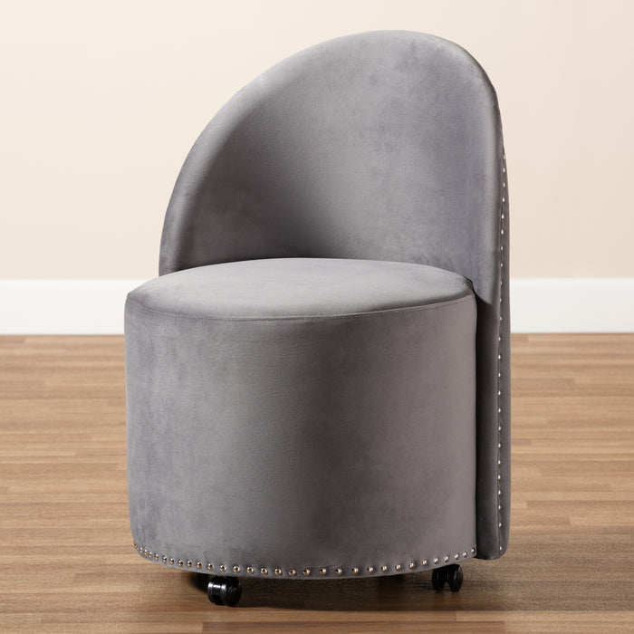 Bethel Glamour Wood Accent Chair