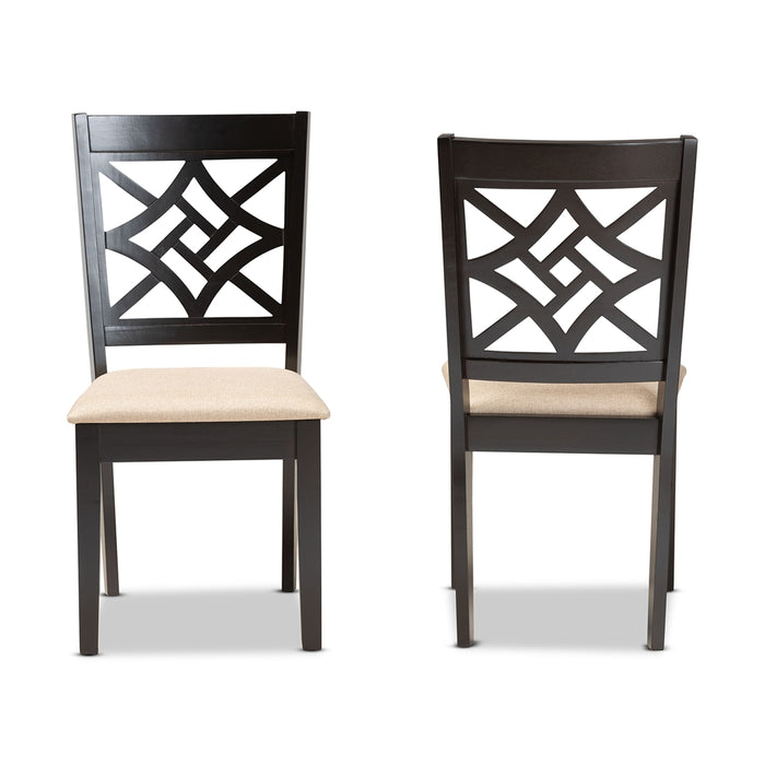 Nicolette Modern (Set of 2) Wood Dining Chair
