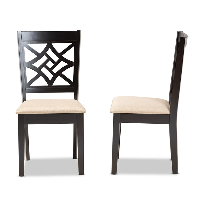Nicolette Modern (Set of 2) Wood Dining Chair