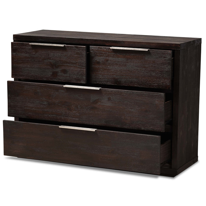 Titus Modern (4-Drawer) Wood Dresser
