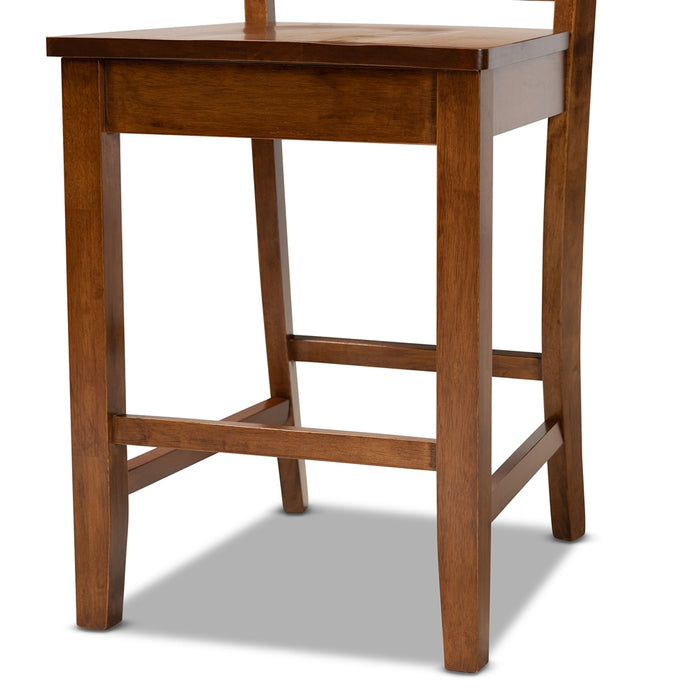 Fenton Modern Wood Counter Stool
