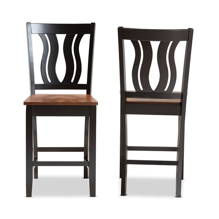 Fenton Modern Wood Counter Stool