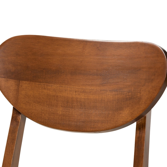 Damara Mid-Century (5-Piece) Wood Dining Set