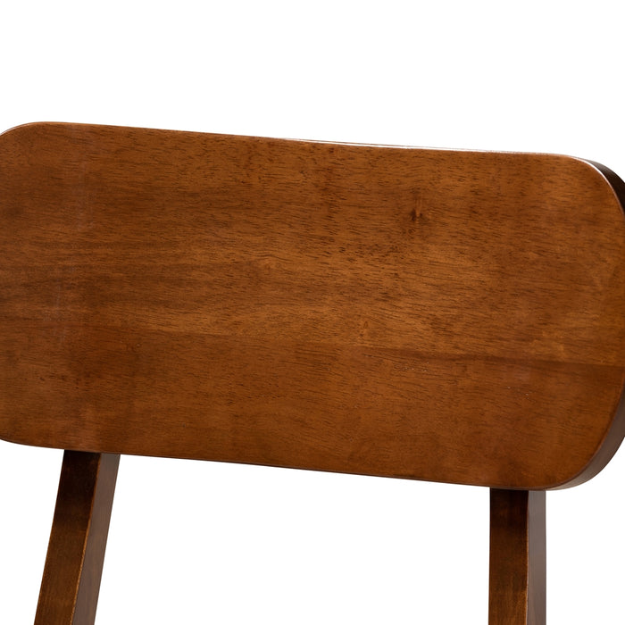 Euclid Mid-Century (5-Piece) Wood Dining Set