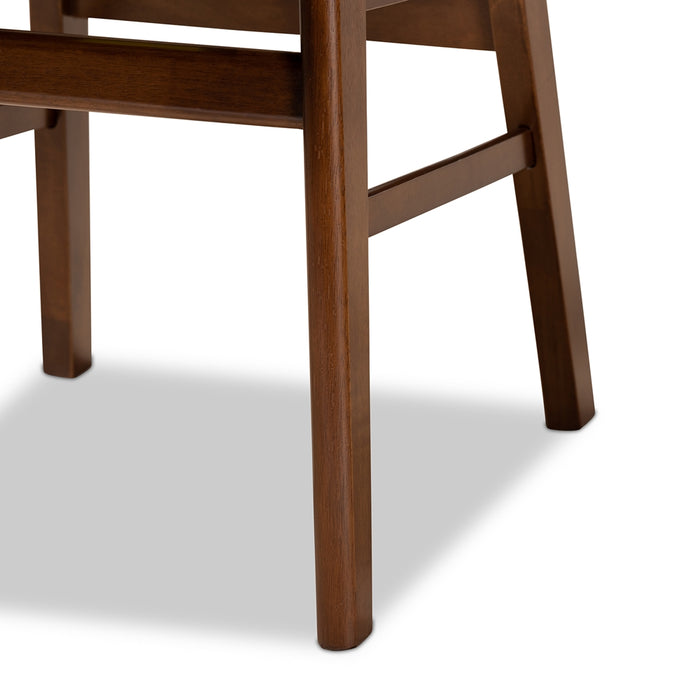 Euclid Mid-Century (5-Piece) Wood Dining Set