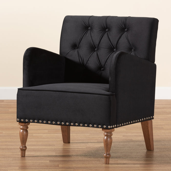 Eri Glamour Wood Armchair