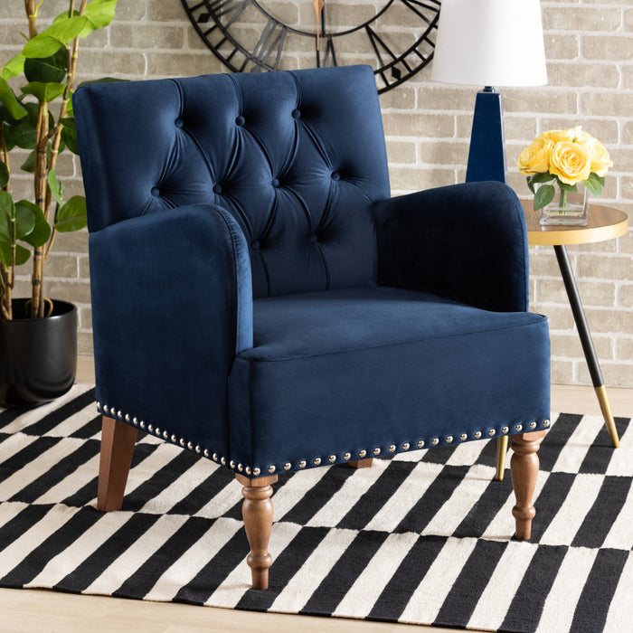 Eri Glamour Wood Armchair
