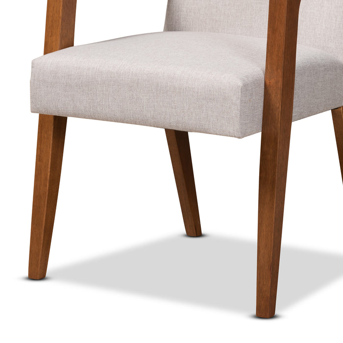 Glenda Mid-Century (5-Piece) Wood Dining Set