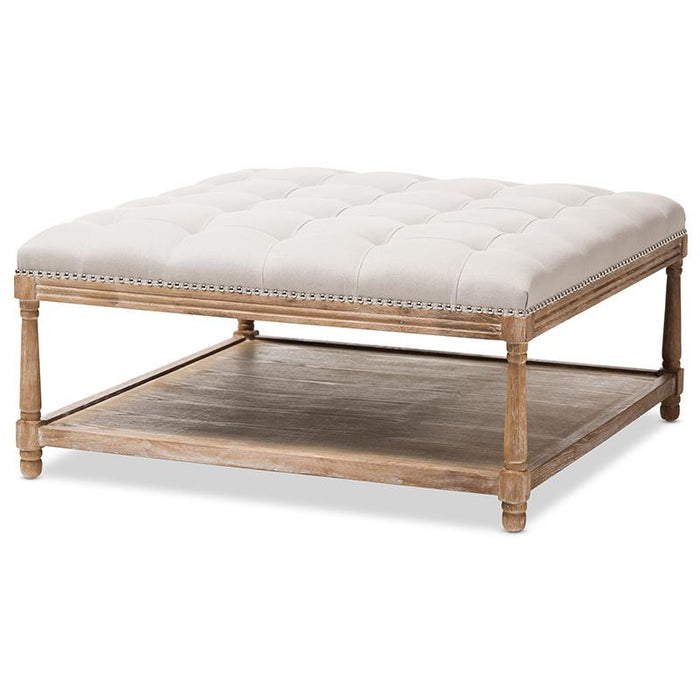 Carlotta French Country Ottoman