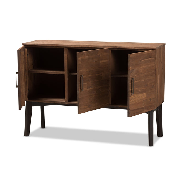 Selena Mid-Century (3-Door) Wood Sideboard