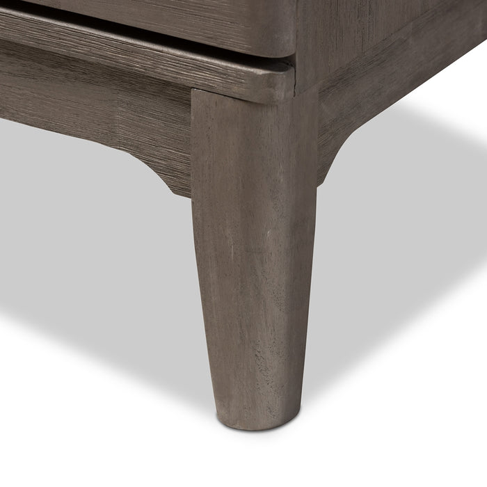 Nash Rustic (2-Drawer) Wood Nightstand