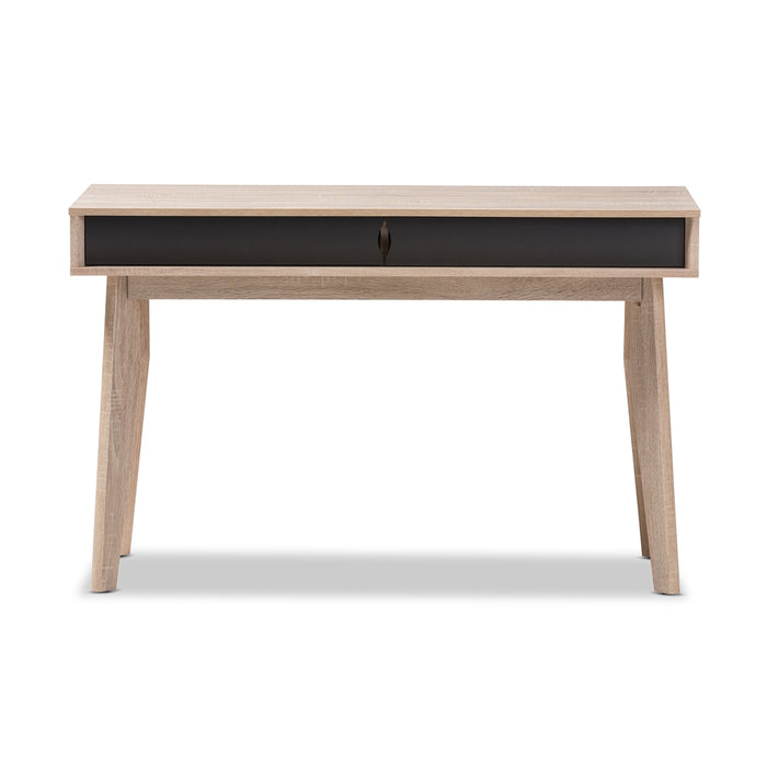 Fella Mid-Century (2-Drawer) Wood Desk