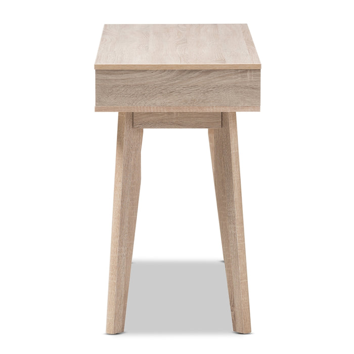 Fella Mid-Century (2-Drawer) Wood Desk