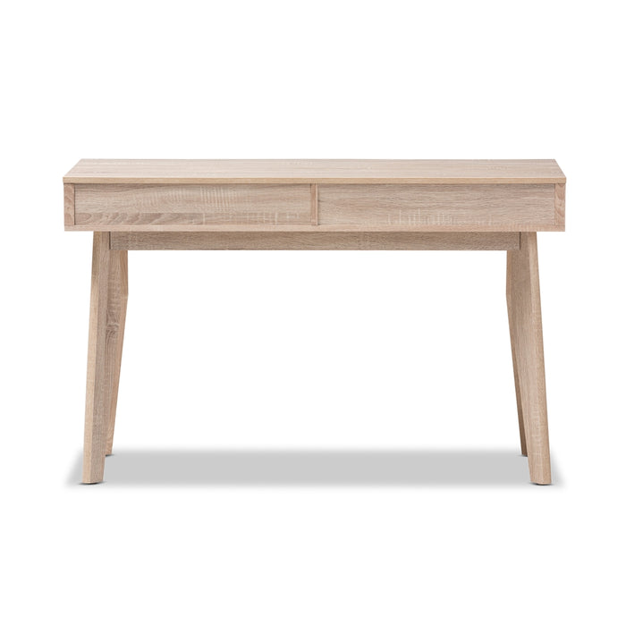 Fella Mid-Century (2-Drawer) Wood Desk