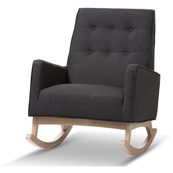Marlena Mid-Century Wood  Rocking Chair