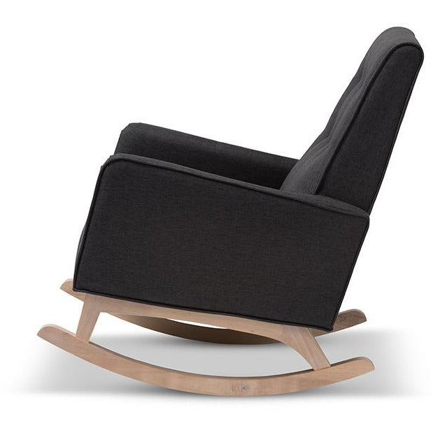 Marlena Mid-Century Wood  Rocking Chair