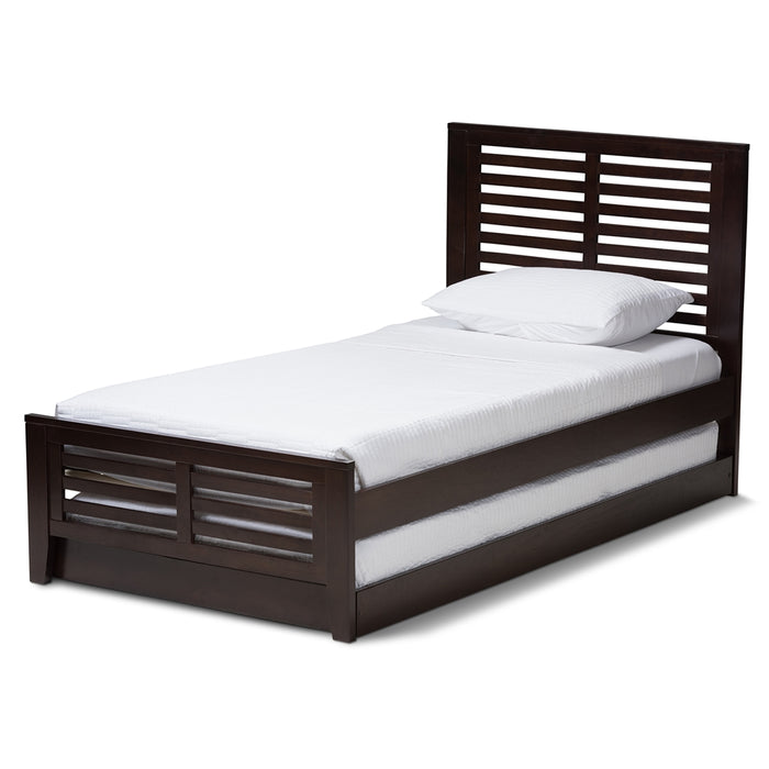 Sedona Mission Wood Bed With Trundle