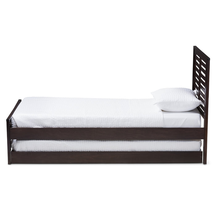 Sedona Mission Wood Bed With Trundle