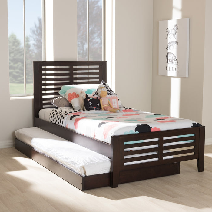 Sedona Mission Wood Bed With Trundle