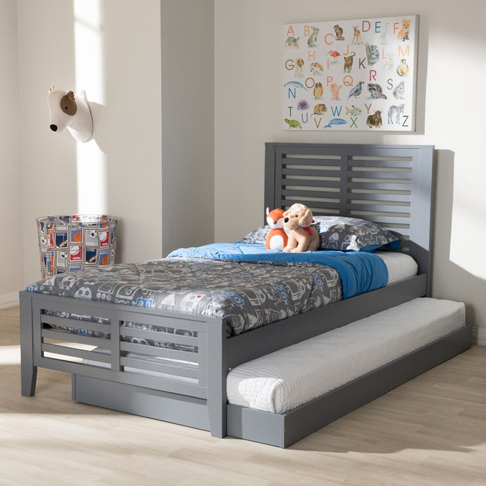 Sedona Mission Wood Bed With Trundle