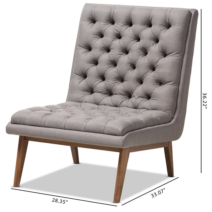 Annetha Mid-Century Lounge Chair