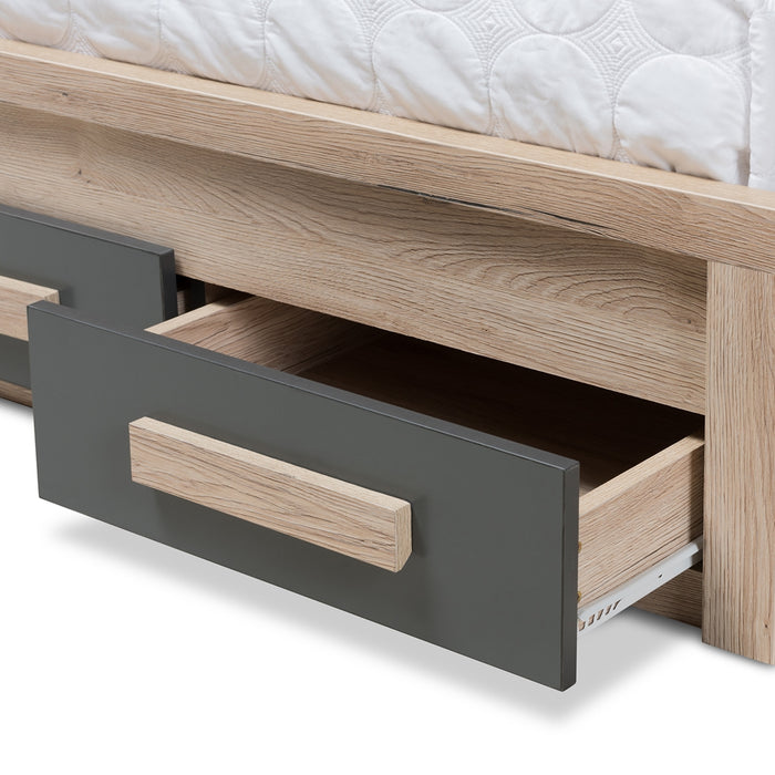 Pandora Contemporary Platform Bed