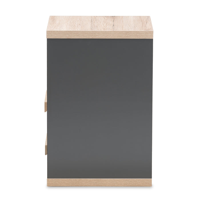 Pandora Contemporary (2-Drawer) Wood Nightstand