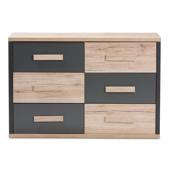 Pandora Contemporary (6-Drawer) Wood Dresser