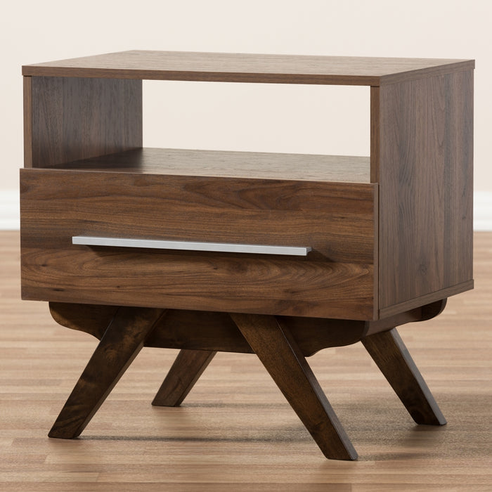 Ashfield Mid-Century (1-Drawer) Nightstand