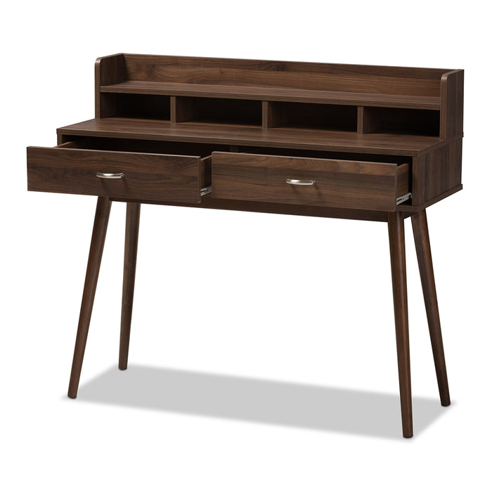 Disa Mid-Century (2-Drawer) Wood Desk