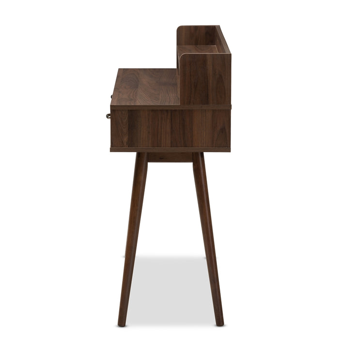 Disa Mid-Century (2-Drawer) Wood Desk