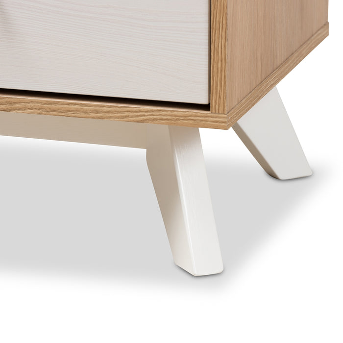 Helena Mid-Century (4-Drawer) Wood Chest