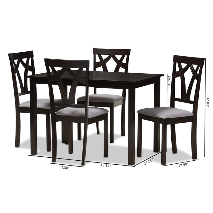 Sylvia Contemporary (5-Piece) Dining Set