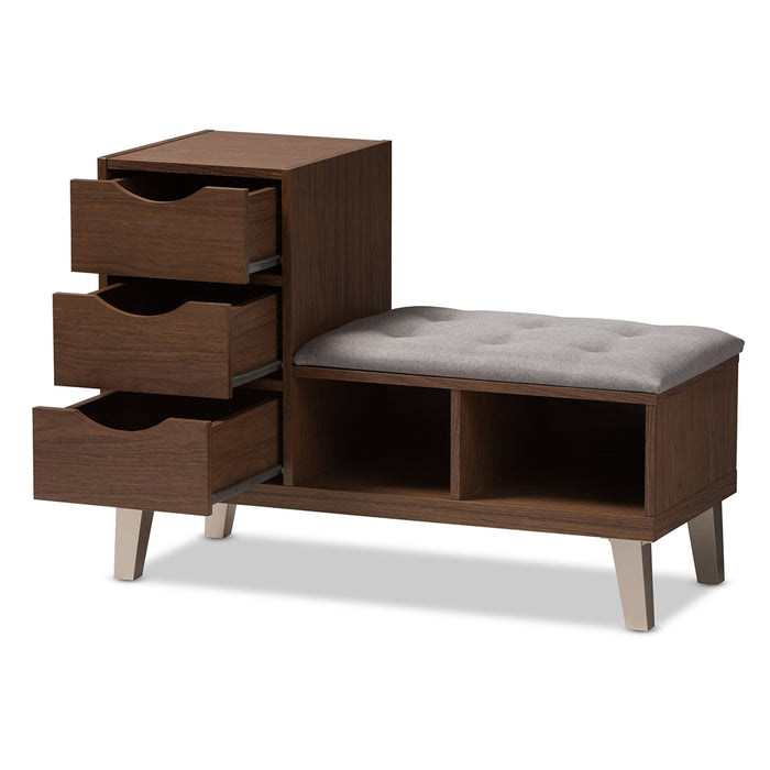 Arielle Contemporary (3-Drawer) Wood Shoe Cabinet