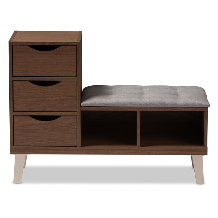 Arielle Contemporary (3-Drawer) Wood Shoe Cabinet