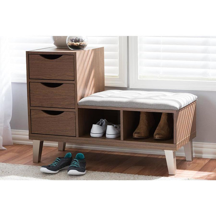 Arielle Contemporary (3-Drawer) Wood Shoe Cabinet