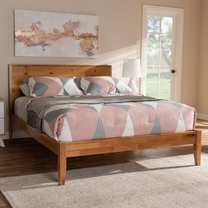 Marana Rustic Wood Platform Bed