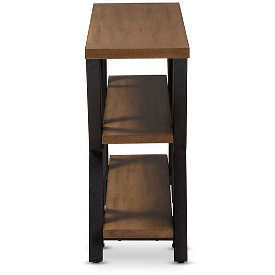 Duchaine Industrial Wood Console Table