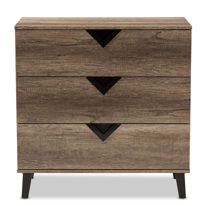 Wales Contemporary (3-Drawer) Wood Chest